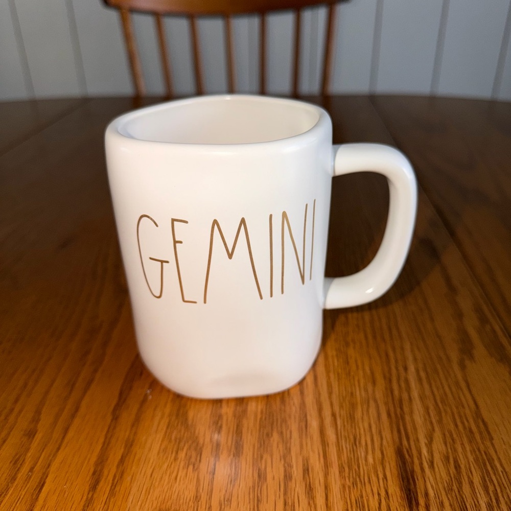 Rae Dunn Gemini Cream Mug